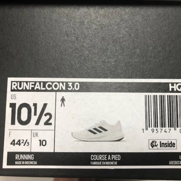 Runfalcon 3 Cloudfoam Low Running Shoes size 10.5 Mens - Picture 6 of 7